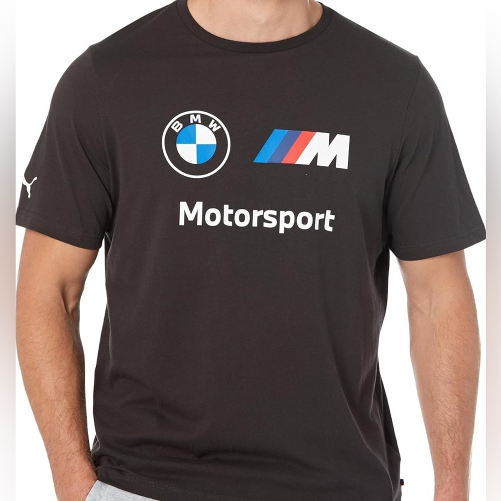 PUMA Men's BMW Motorsport Essentials Logo T-shirt, Size S